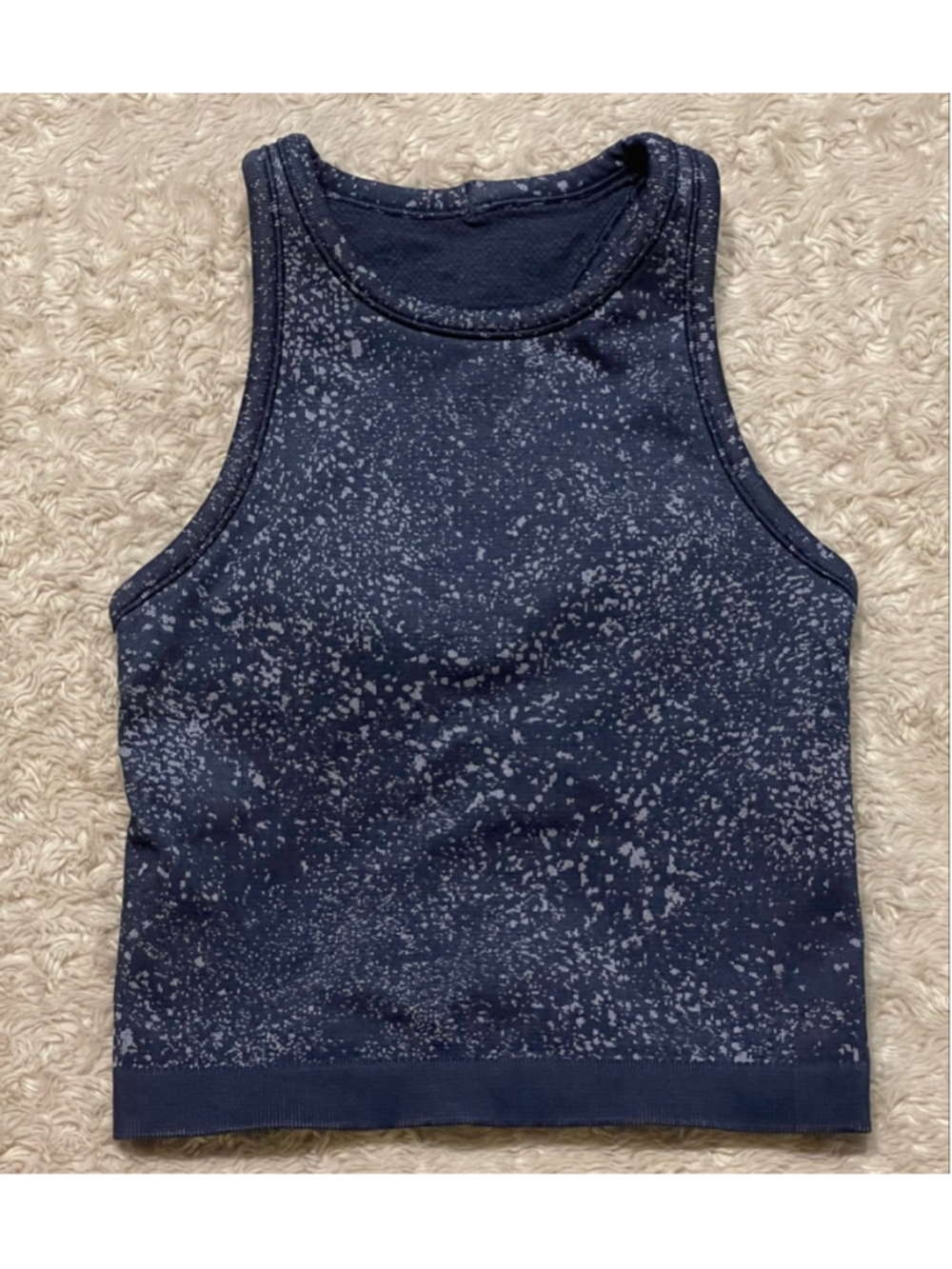 Lululemon Women’s Ebb to Street Cropped Racerback Tank Top, Size 2, EUC